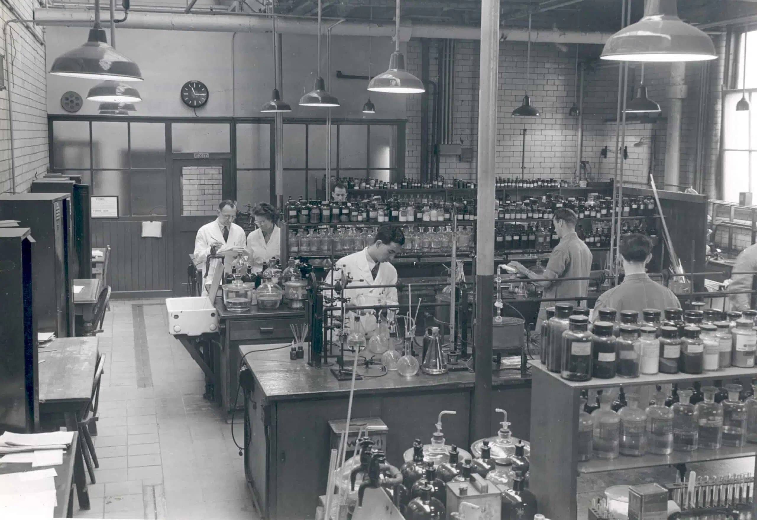 A research laboratory at the Boots Island Street site, Nottingham, c1930