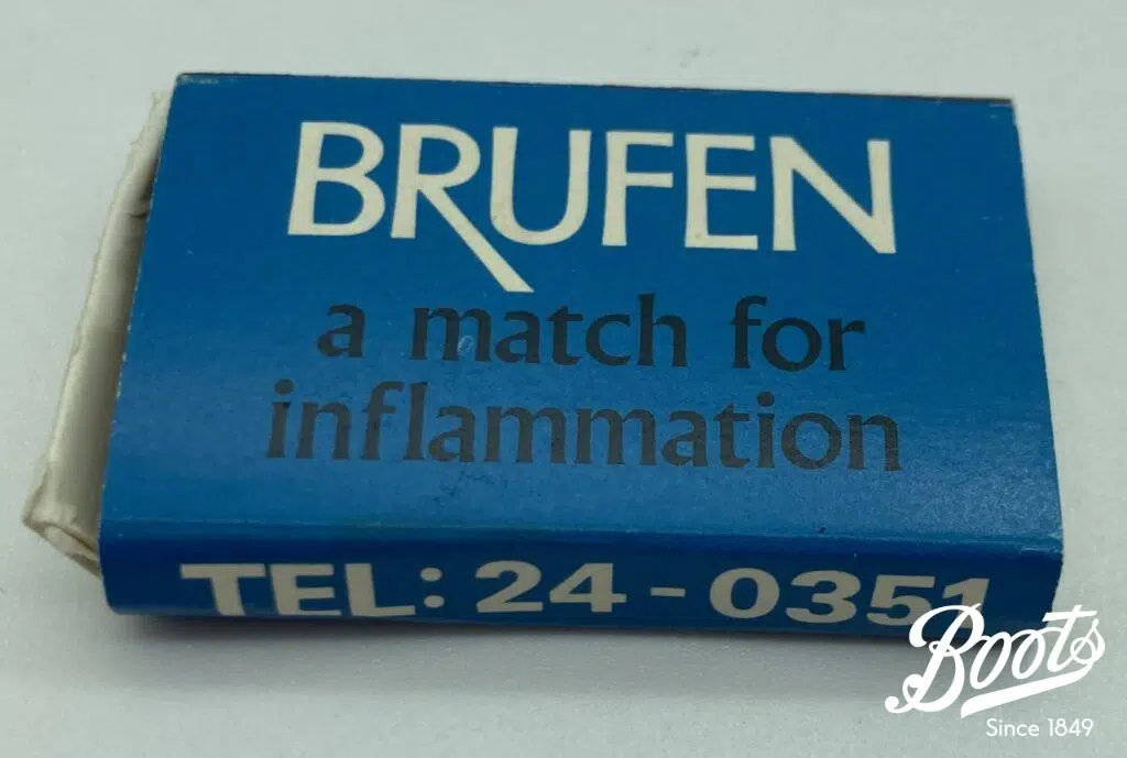 Brufen launch promotional material, c1970.